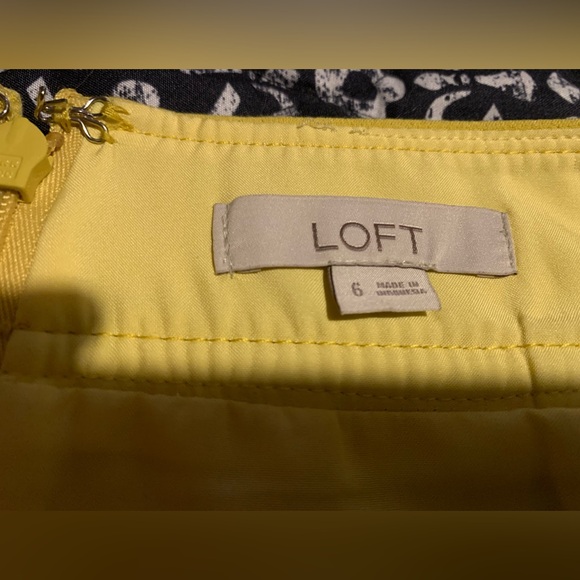 Loft mod retro yellow skirt - Picture 2 of 5
